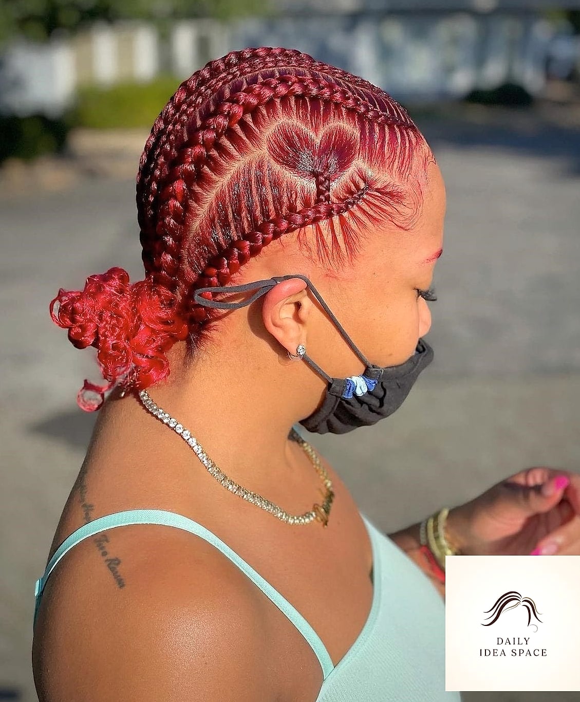 28 Stitch Braids Looks You'll Want to Screenshot Immediately 20 Colorful Stitch Braids