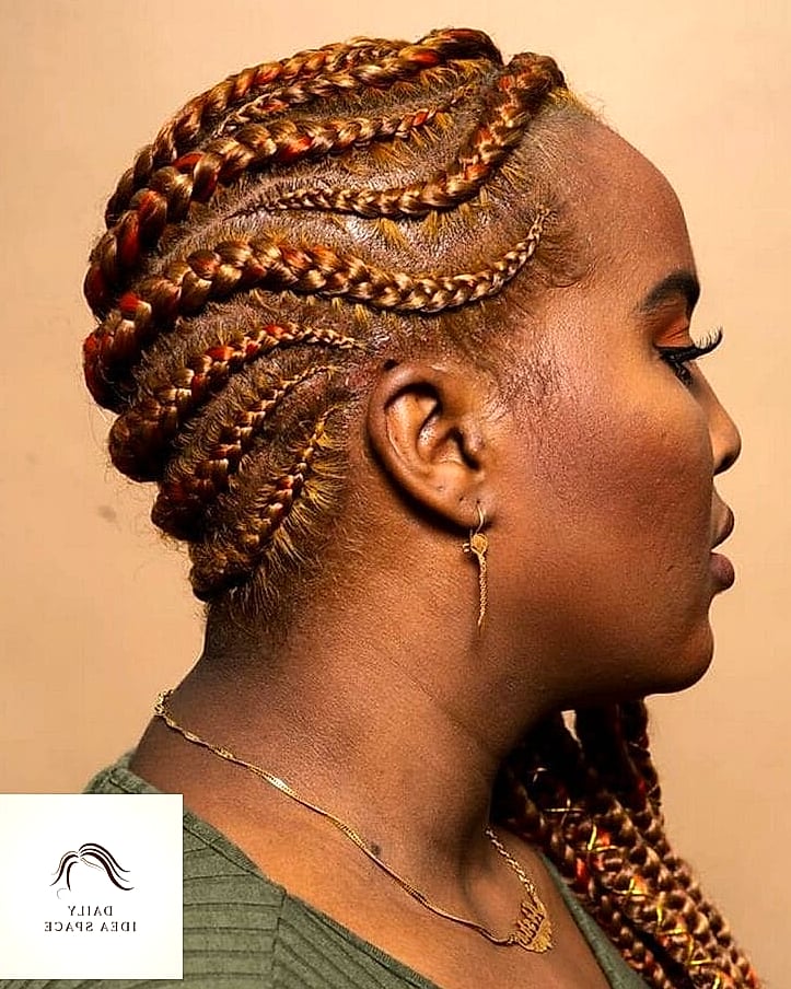 20 Lemonade Braids Hairstyles Ideas That Will Make You Book Your Appointment Immediately 19 Copper Lemonade Braids