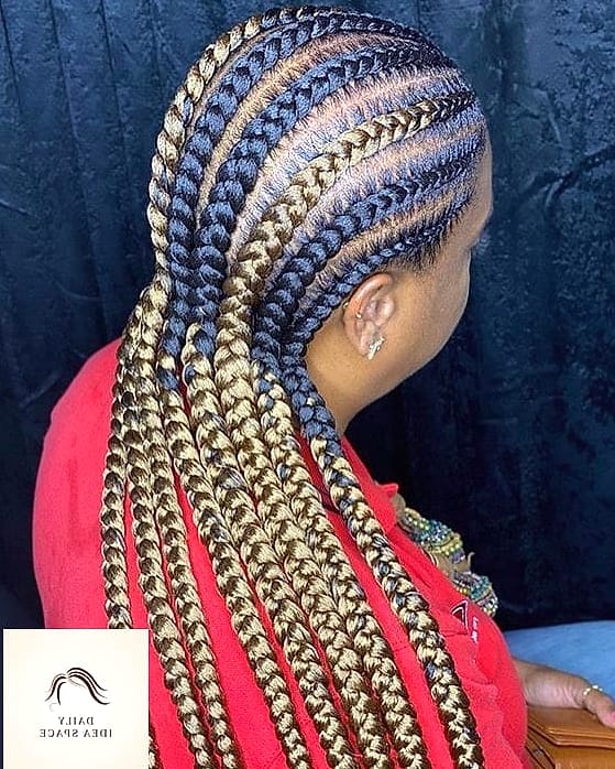 28 Braids For Black Women Looks You'll Want to Screenshot Immediately 29 Cornrow Braids With Gold Cuffs