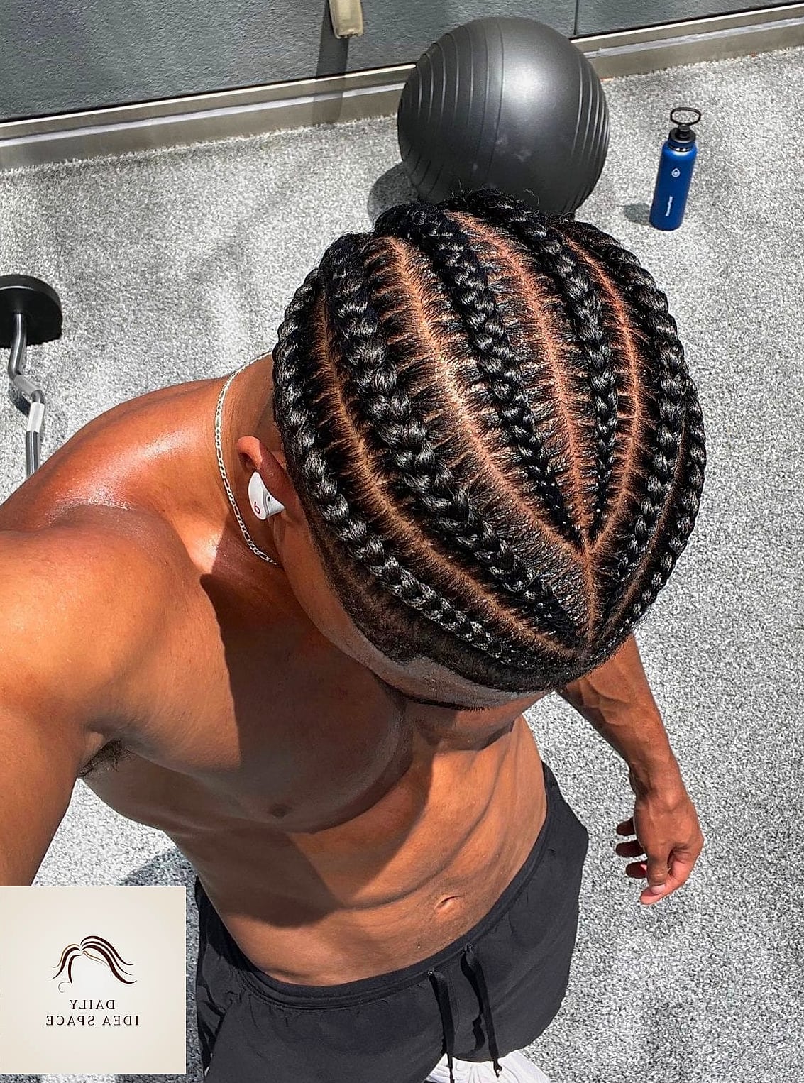 28 Cornrow Hairstyles For Men Looks You'll Want to Screenshot Immediately 14 Cornrows With Beads