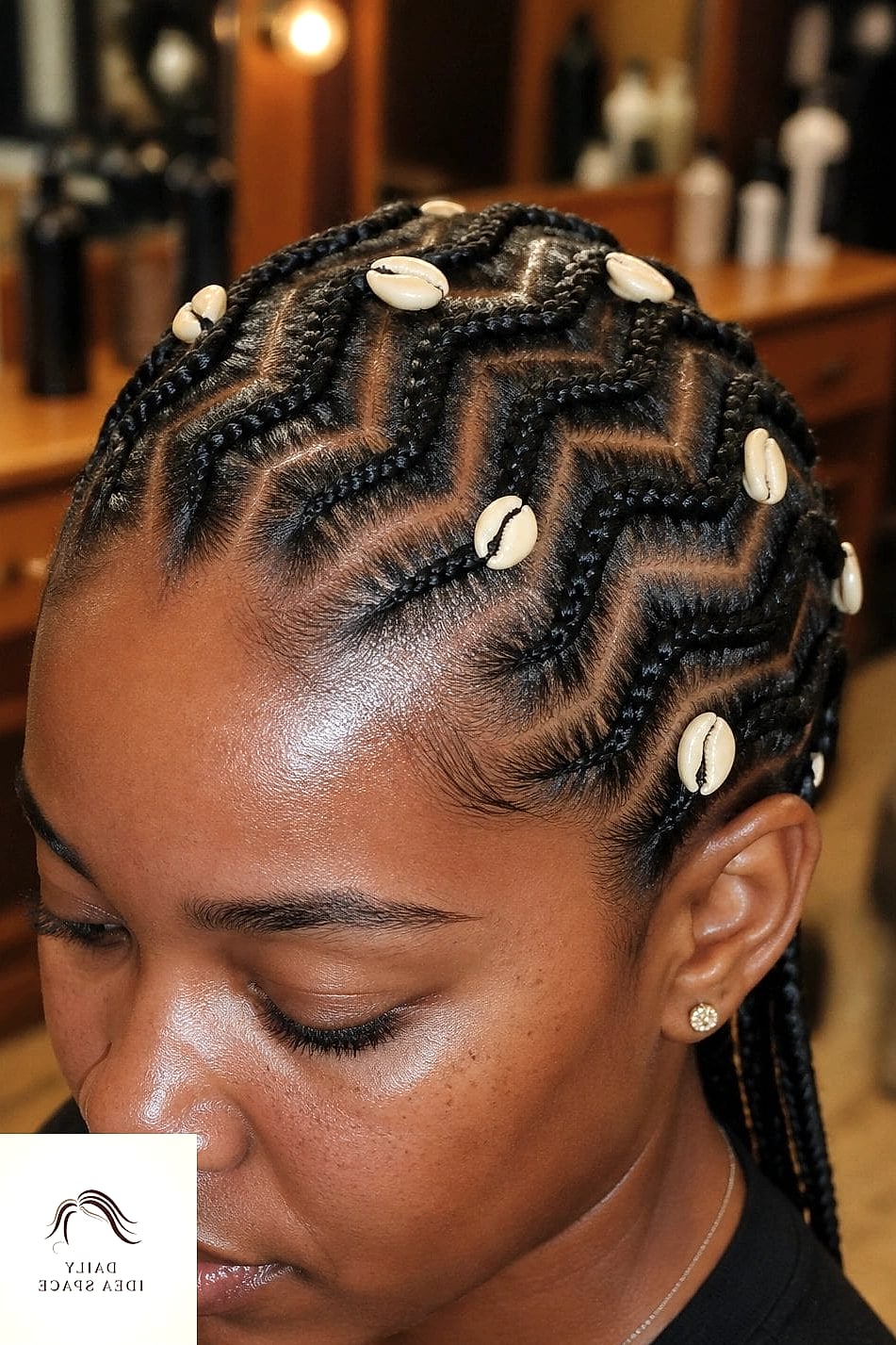 26 Cornrow Hairstyles For Black Women Ideas That Are Gorgeous and So Inspiring 16 Cornrows With Cowrie Shells