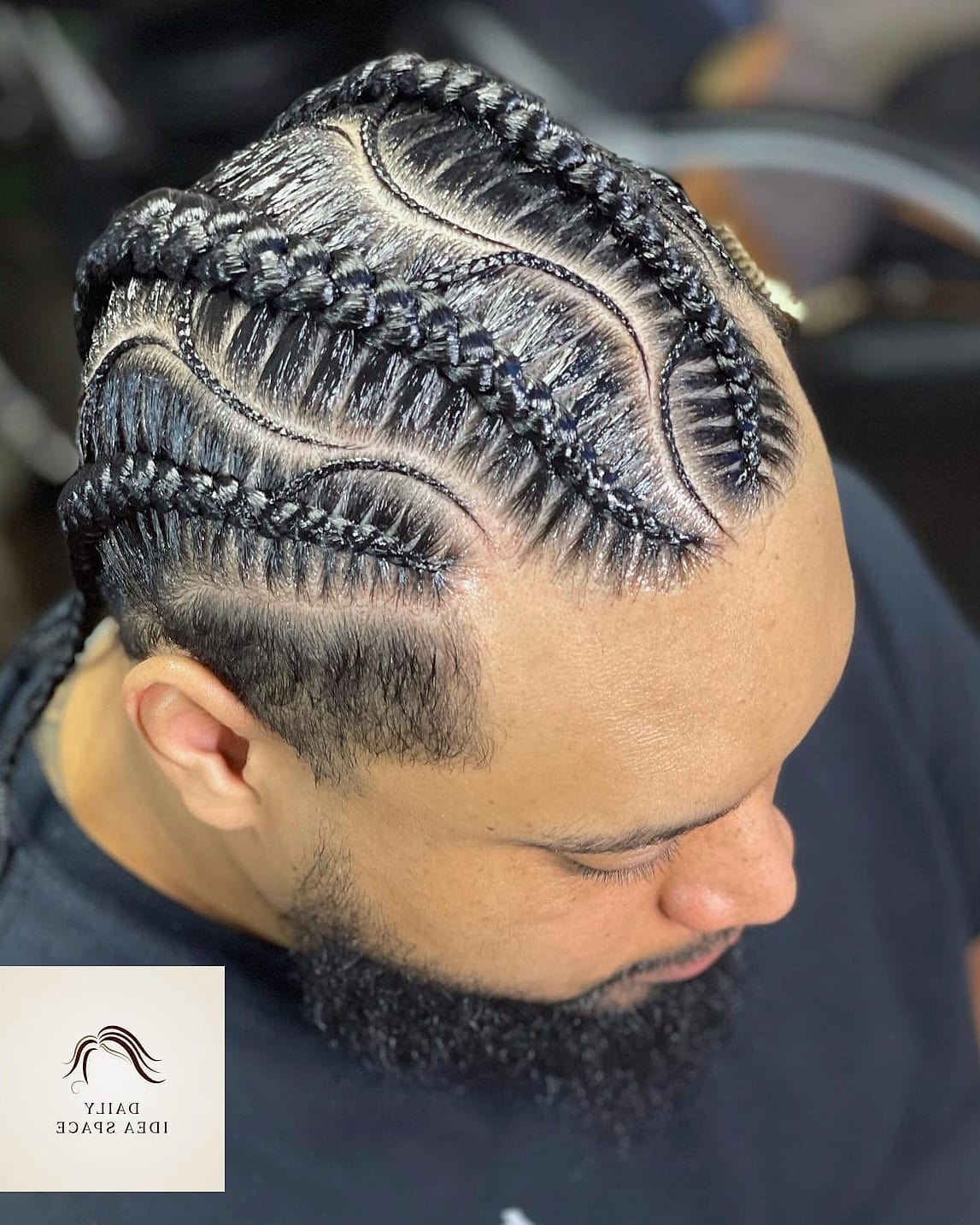 28 Cornrow Hairstyles For Men Looks You'll Want to Screenshot Immediately 22 Cornrows With Curly Fringe
