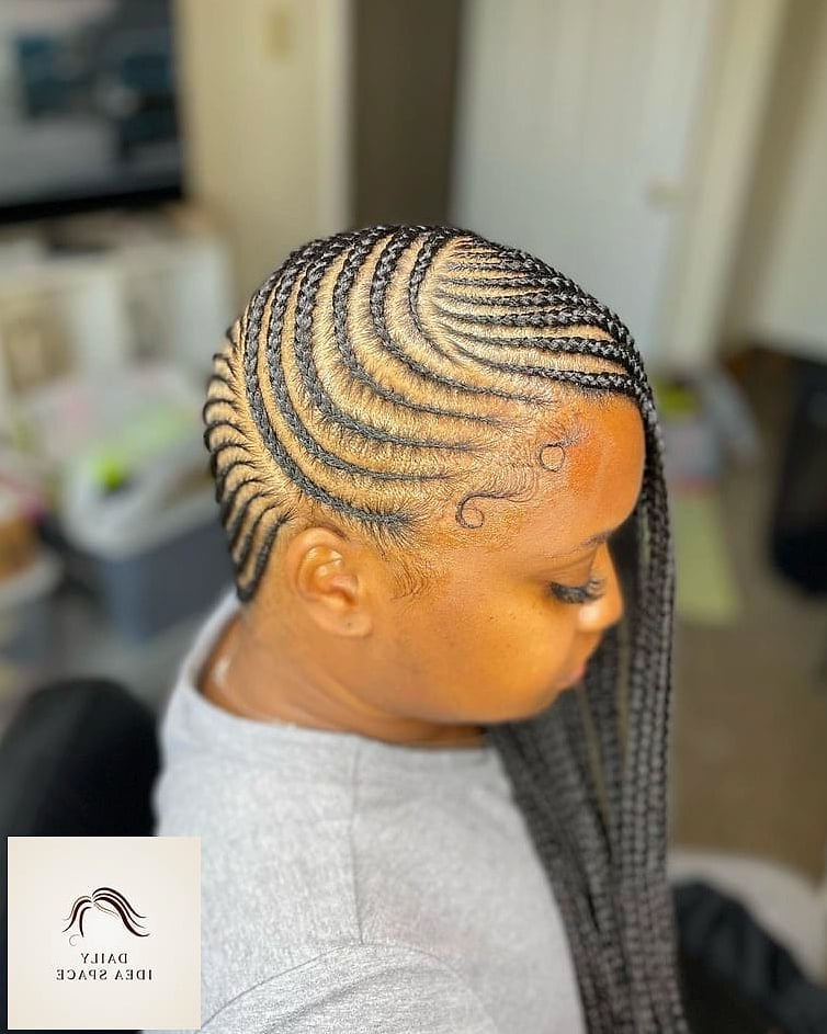 27 Cornrows Braids For Black Women Ideas Every Woman Needs to See 27 Cornrows with a Diagonal Side Sweep