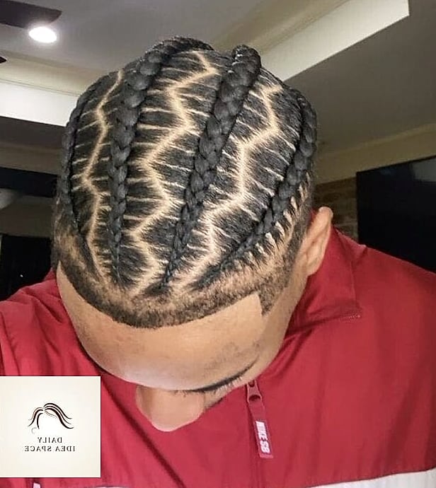 28 Cornrow Hairstyles For Men Looks You'll Want to Screenshot Immediately 6 Cornrows With a Fade