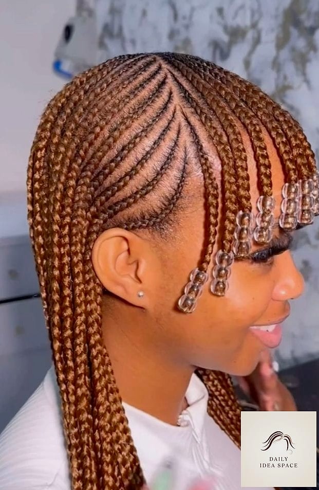 23 Cornrows Braids Inspo Ideas Worth Pinning Immediately 15 Cornrows with a Fringe