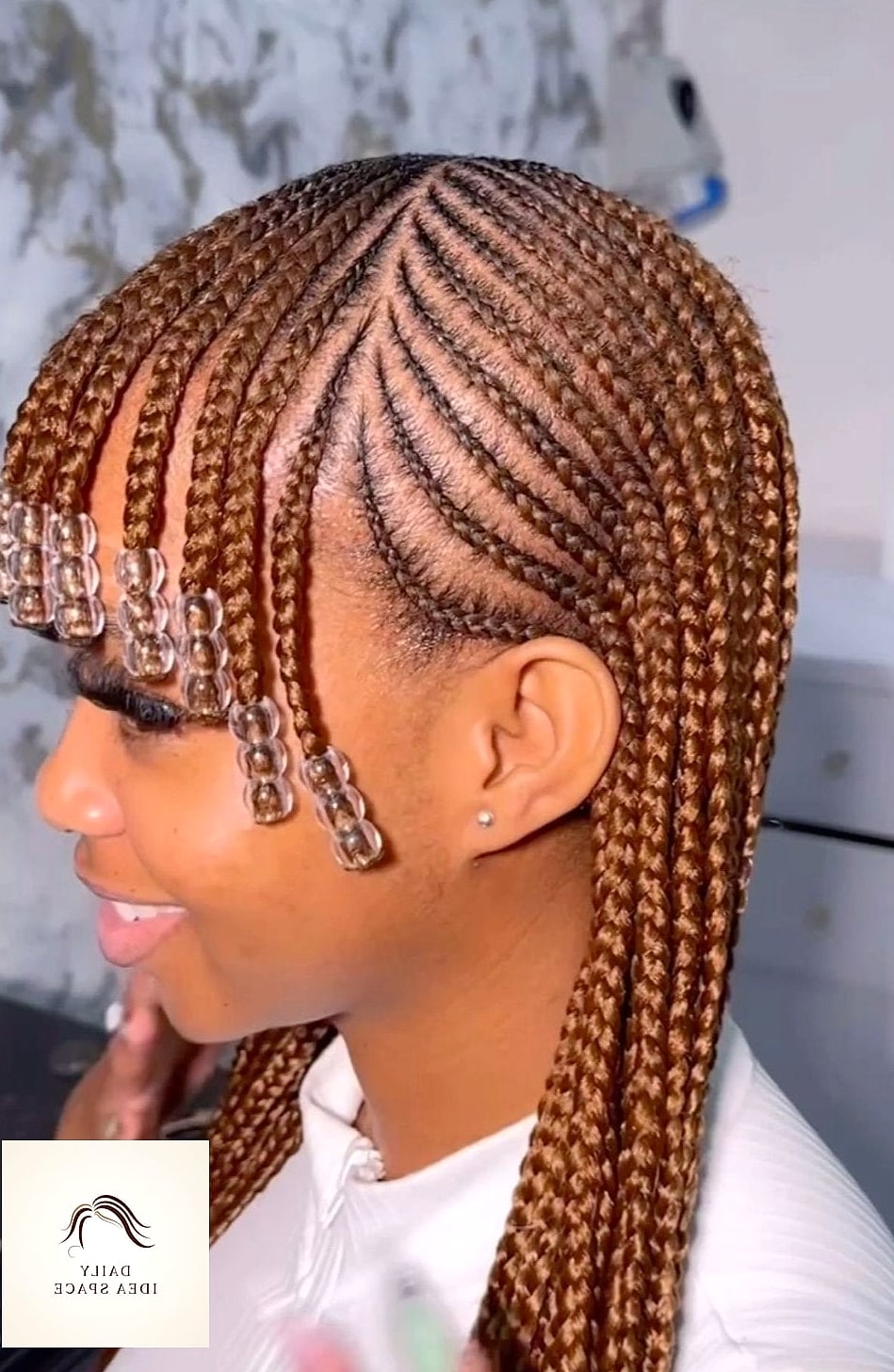 Cornrows with a Fringe
