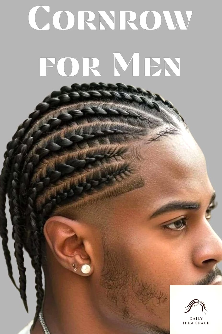 28 Cornrow Hairstyles For Men Looks You'll Want to Screenshot Immediately 15 Cornrows Into Ponytail