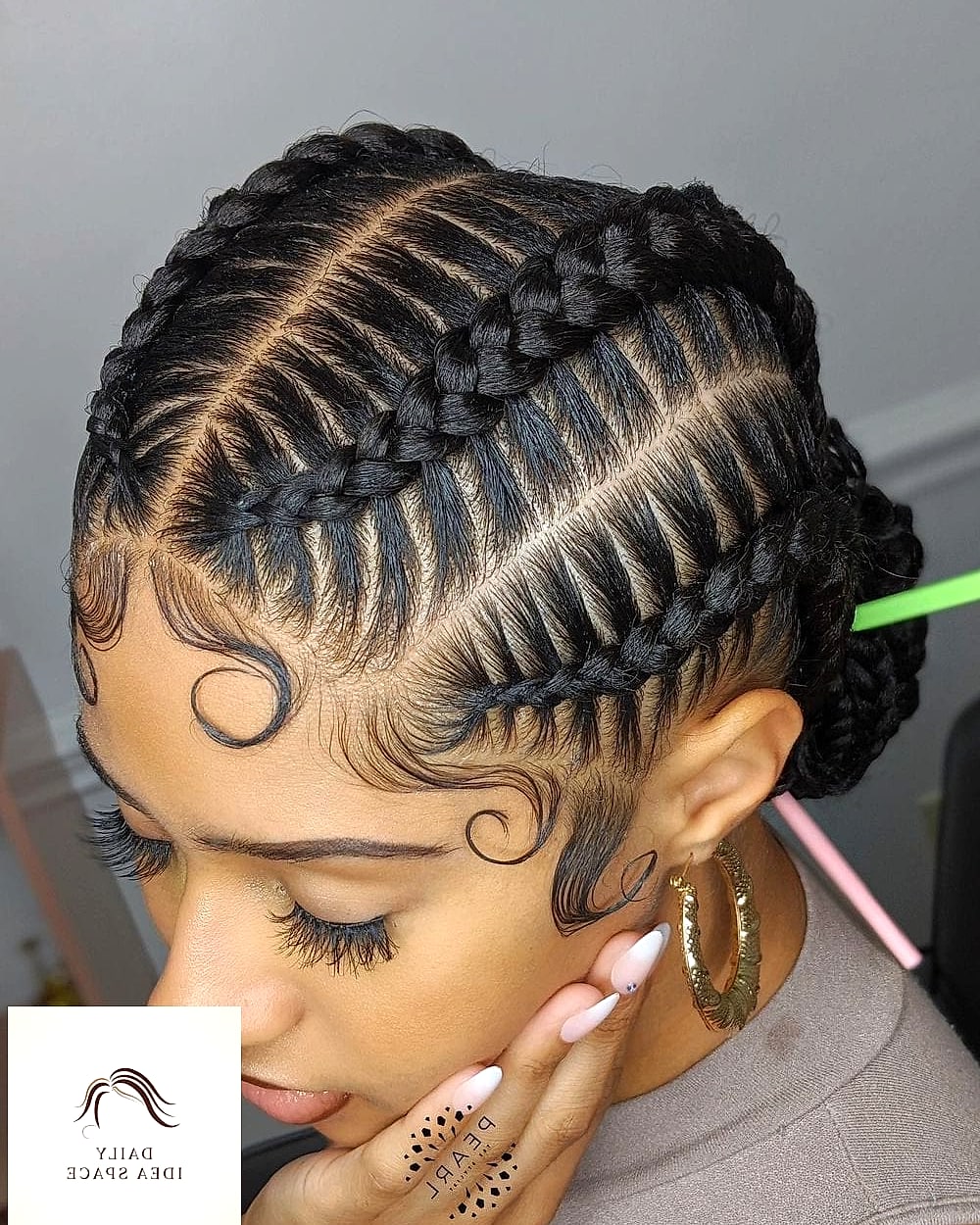30 Braid Hairstyles For Black Women Ideas You Need to Try Next 27 Cornrows into a Braided Bun