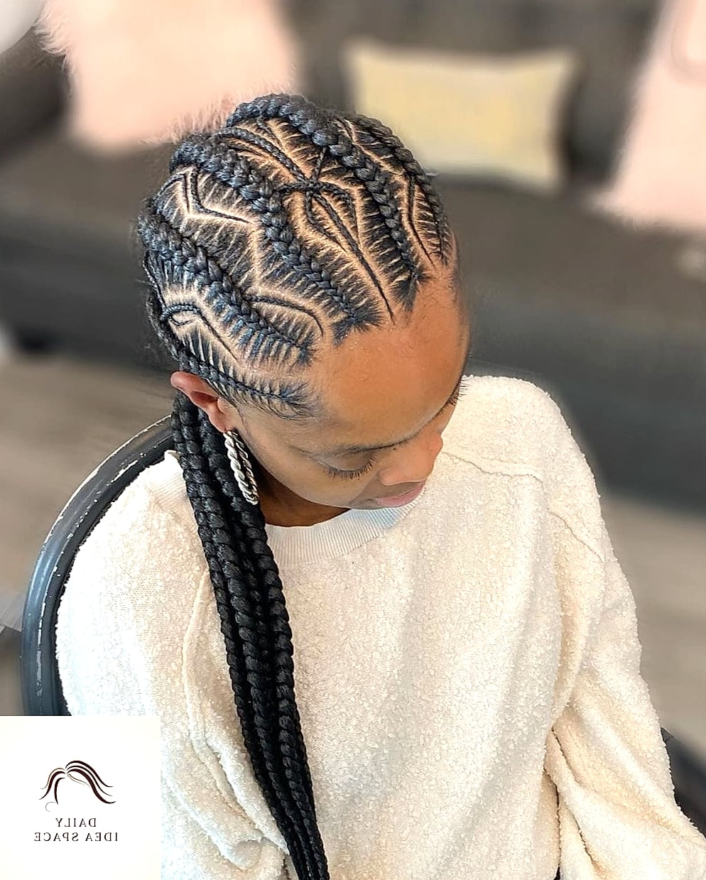 23 Cornrows Braids Inspo Ideas Worth Pinning Immediately 19 Cornrows with Natural Curl Pattern Left Out
