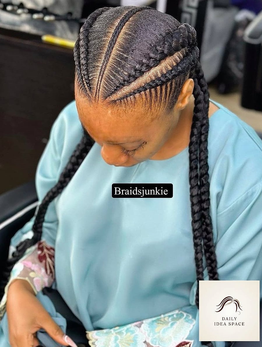 27 Cornrows Braids For Black Women Ideas Every Woman Needs to See 26 Cornrows Pulled into a Low Sleek Bun