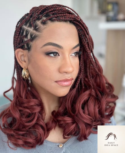 Curl Ends Pick and Drop Braids