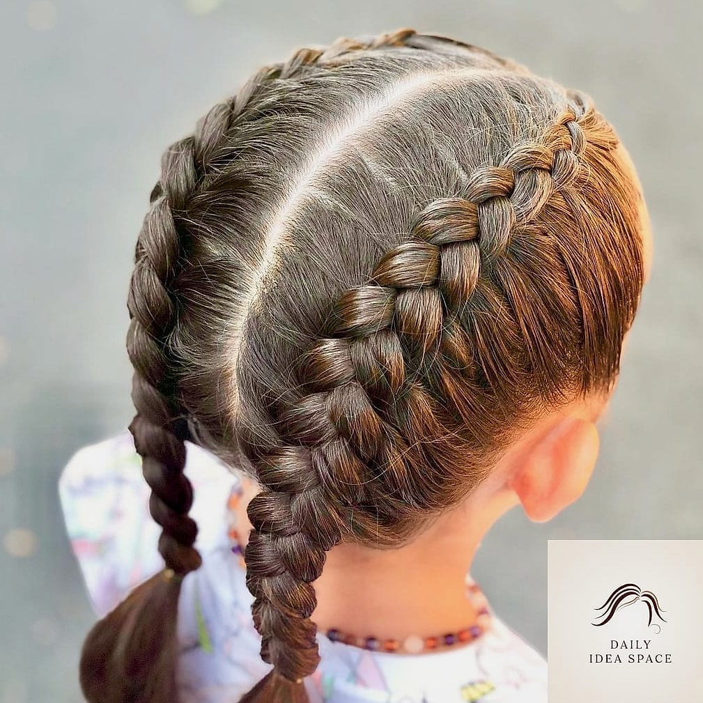 23 Kids Braided Hairstyles Inspo Ideas Worth Pinning Immediately 3 Double Dutch Braids