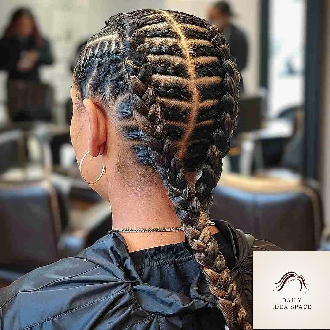 22 Braided Hairstyles For Black Women Ideas Worth Bookmarking Right Now 6 Feed-In Braids