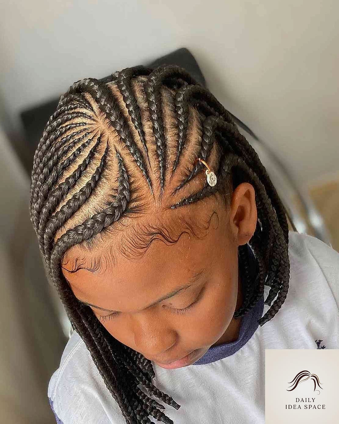 27 Cornrows Braids For Black Women Ideas Every Woman Needs to See 3 Feed In Braids with Cornrows and Baby Hairs