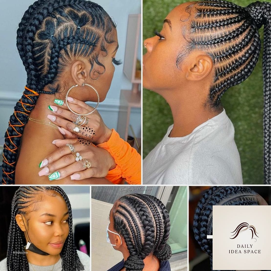27 Hairstyles For Braids Ideas Every Woman Needs to See 20 Feed-In Braids