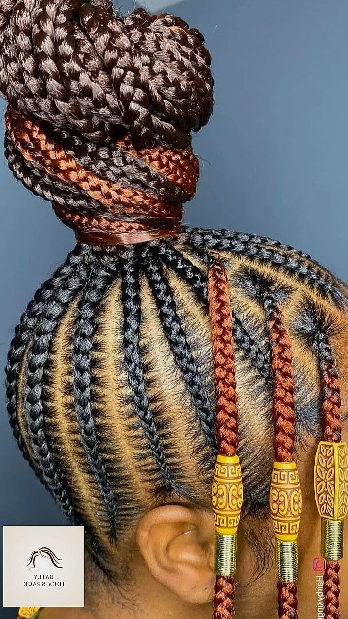 Feed-In Braids with Twisted Sections