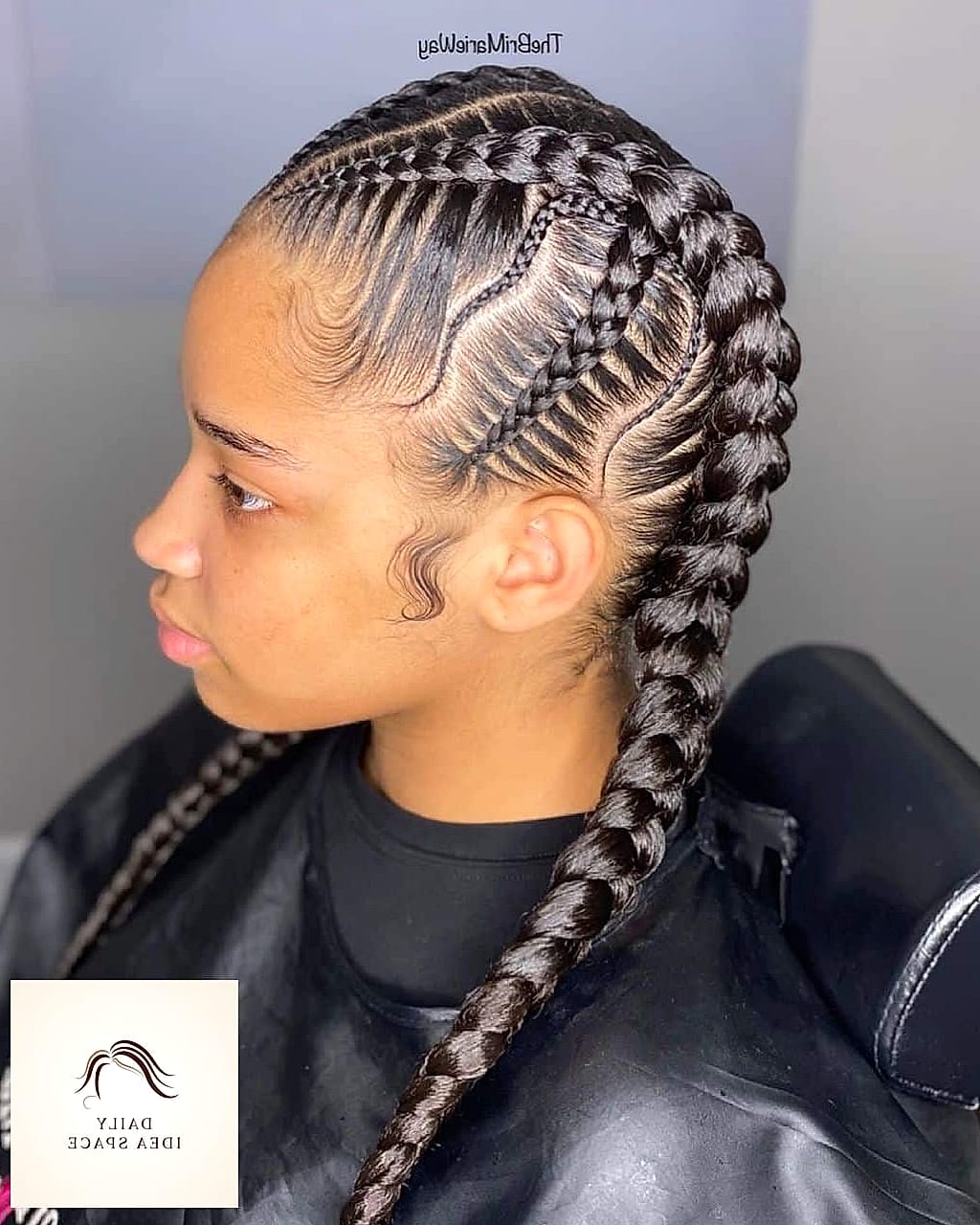 30 Braid Hairstyles For Black Women Ideas You Need to Try Next 7 Feed-In Braids with a High Ponytail
