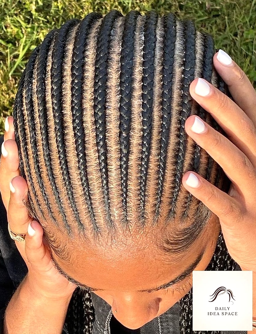 26 Cornrow Hairstyles For Black Women Ideas That Are Gorgeous and So Inspiring 3 Feed-In Cornrows