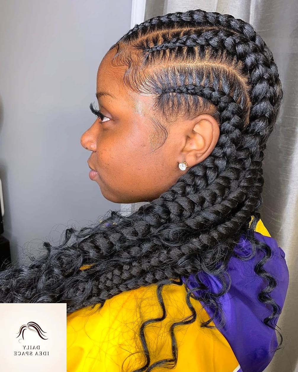25 Goddess Braids Hairstyles Ideas That Are Dreamy and So Inspiring 8 Feed-In Goddess Braids