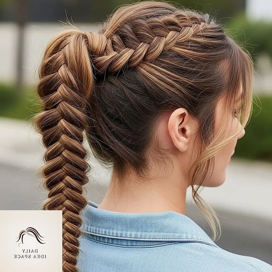 Fishtail Braided Ponytail