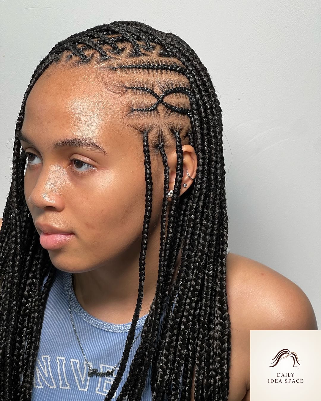 Flip-Over Fulani Braids