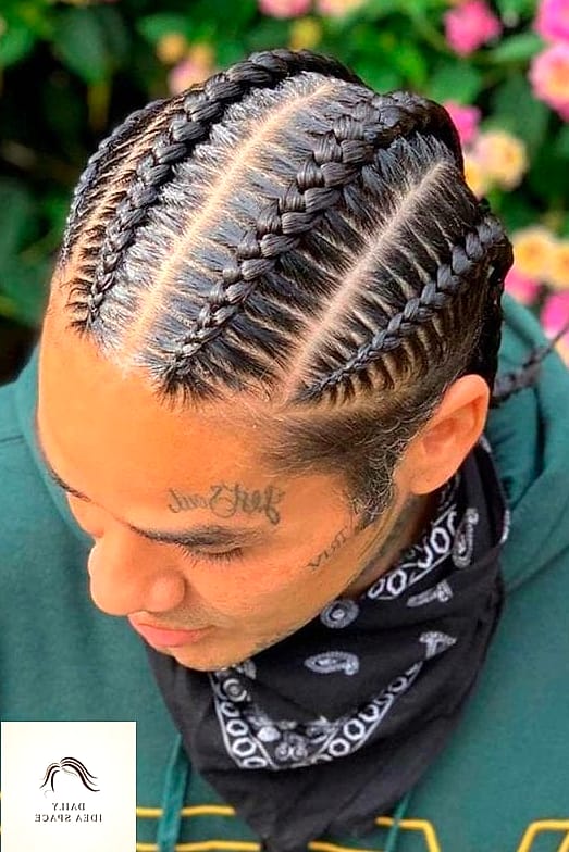 25 Braids For Men Ideas That Are Going Viral on Pinterest Right Now 14 French Braid Pompadour