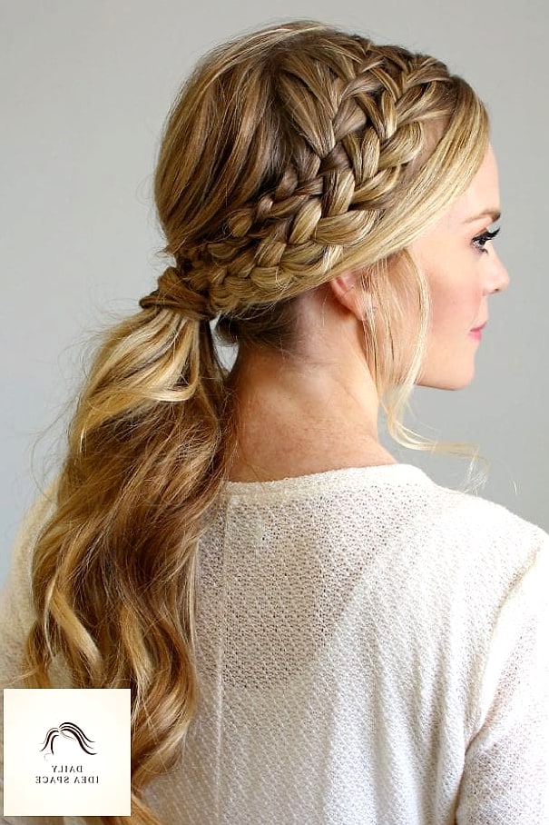 French Braid Ponytail