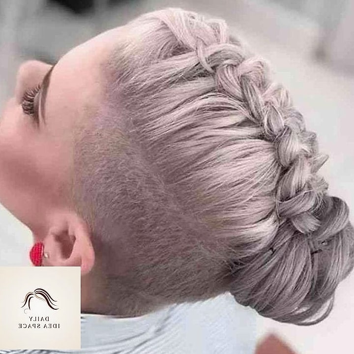 French Braid with Undercut