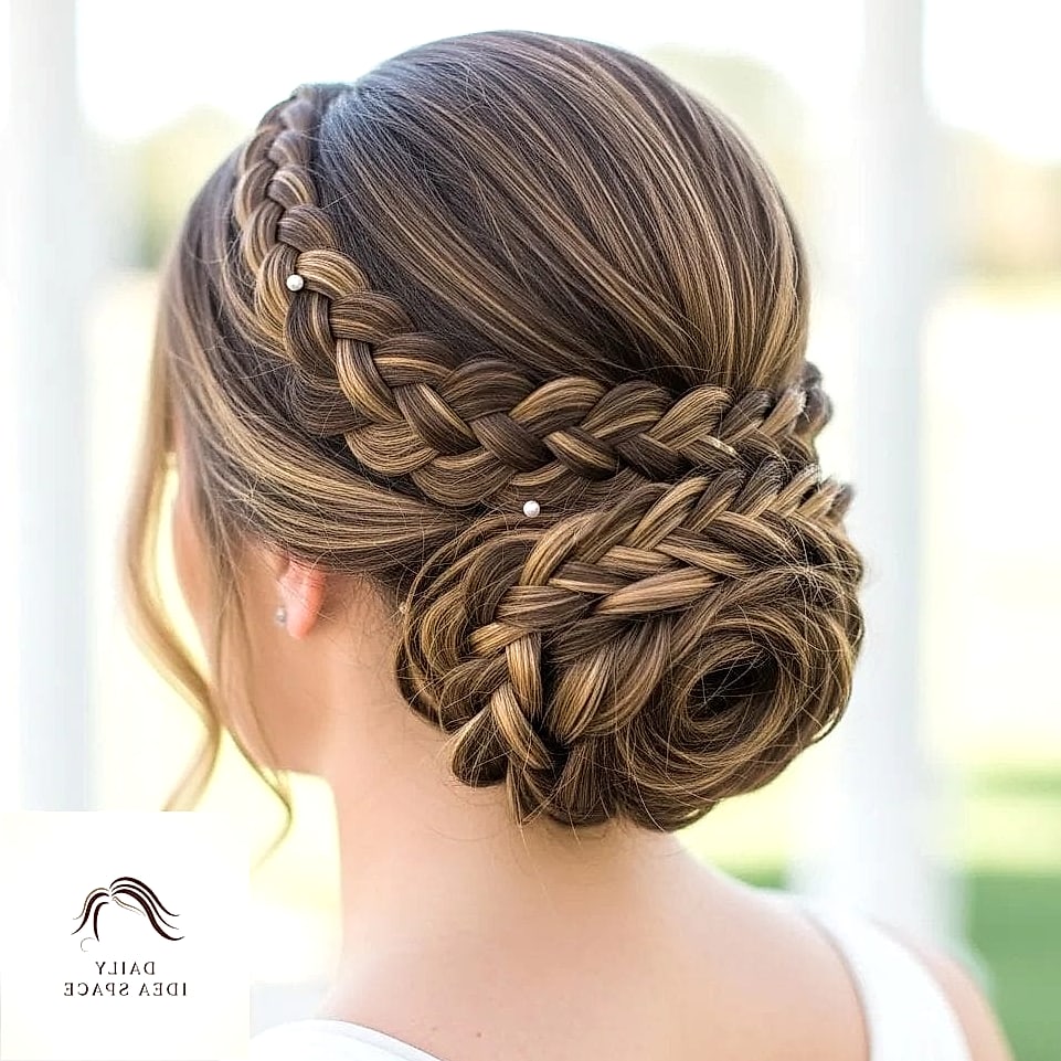 French Braid Updo