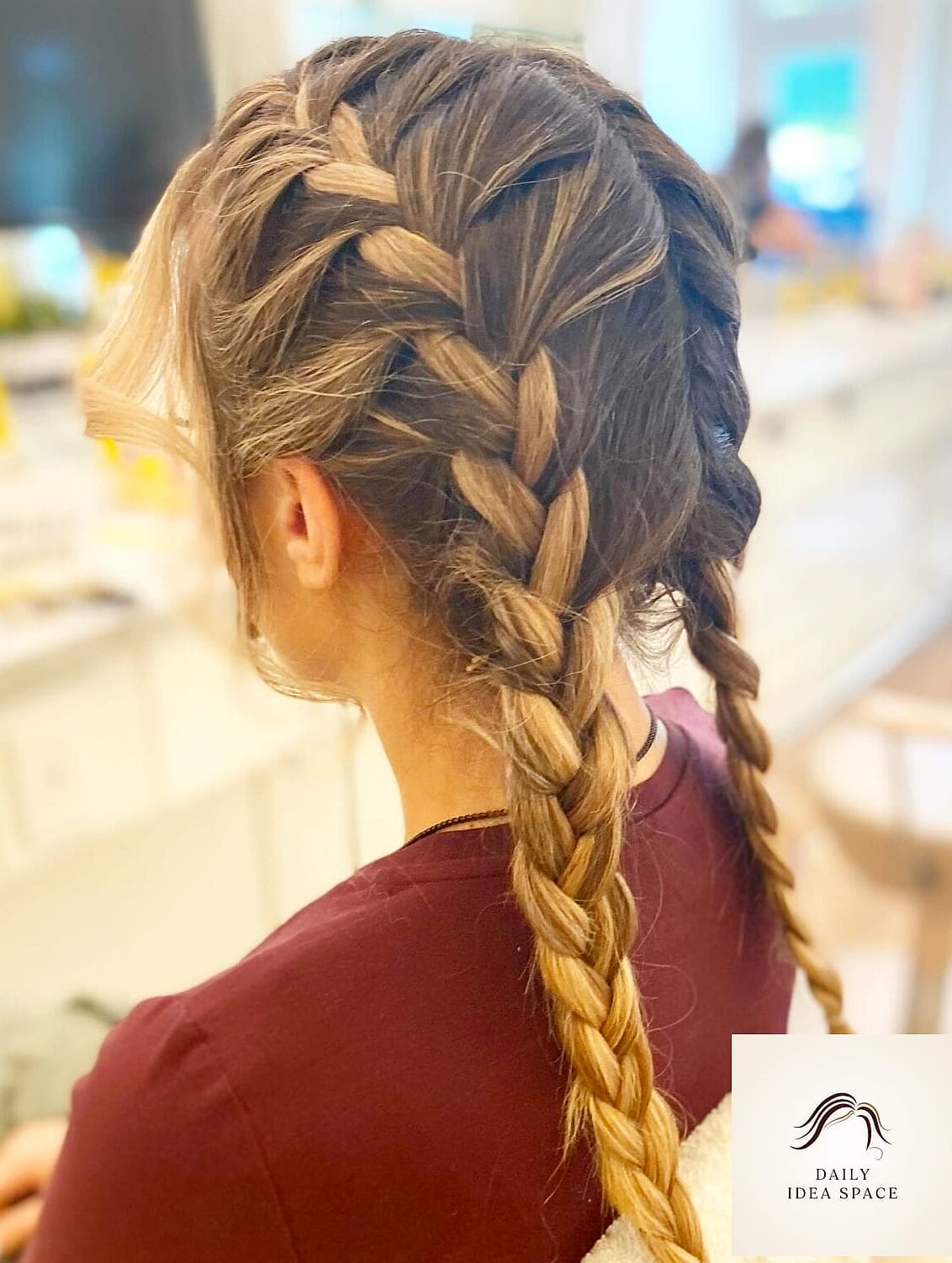 French Braid Pigtails