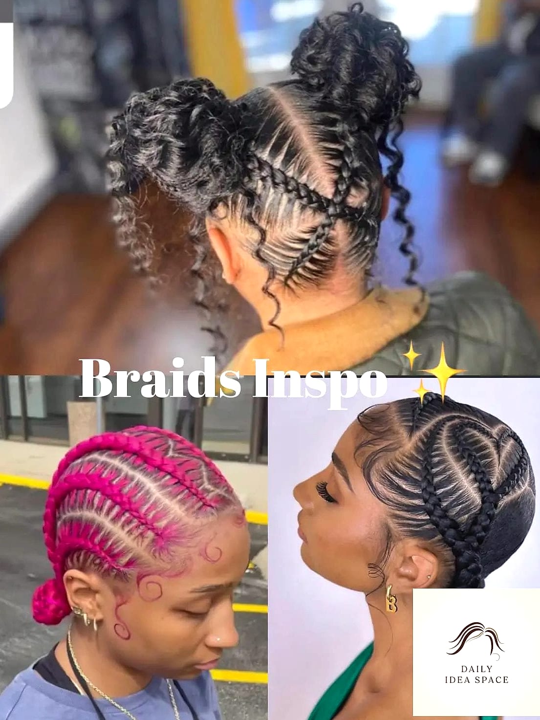French Braid Pigtails