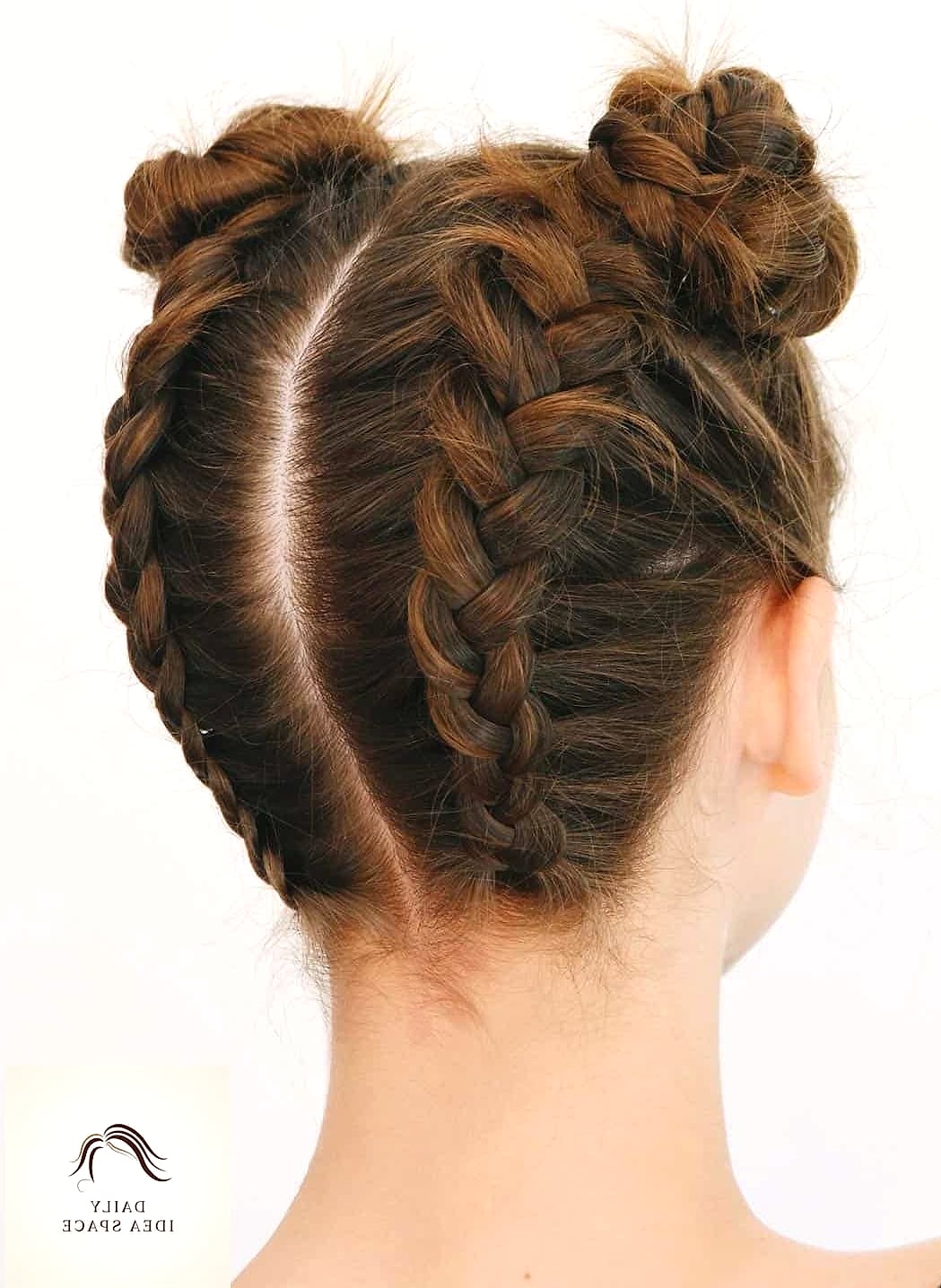 French Braided Bun