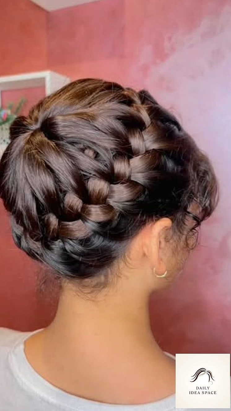 French Braided Top Knot