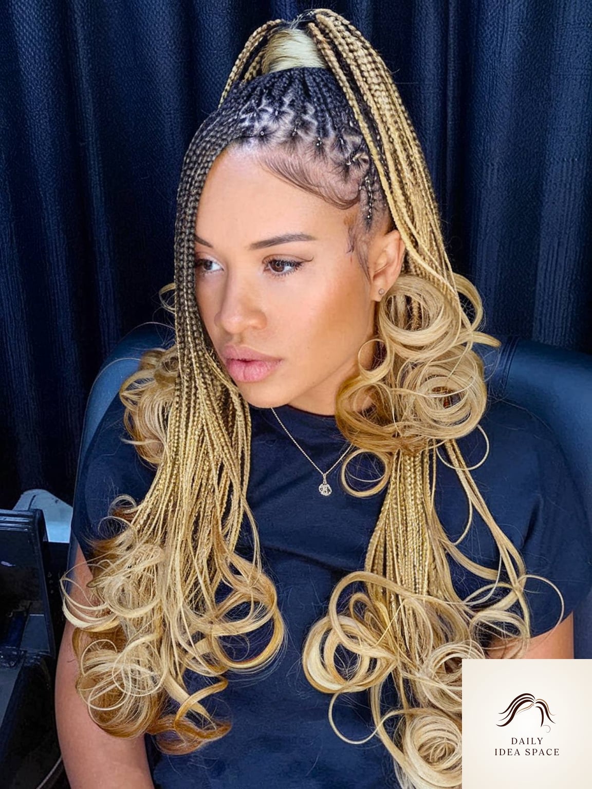27 French Curls Braids Ideas That Every Stylist Needs to See 2 French Curls Ponytail