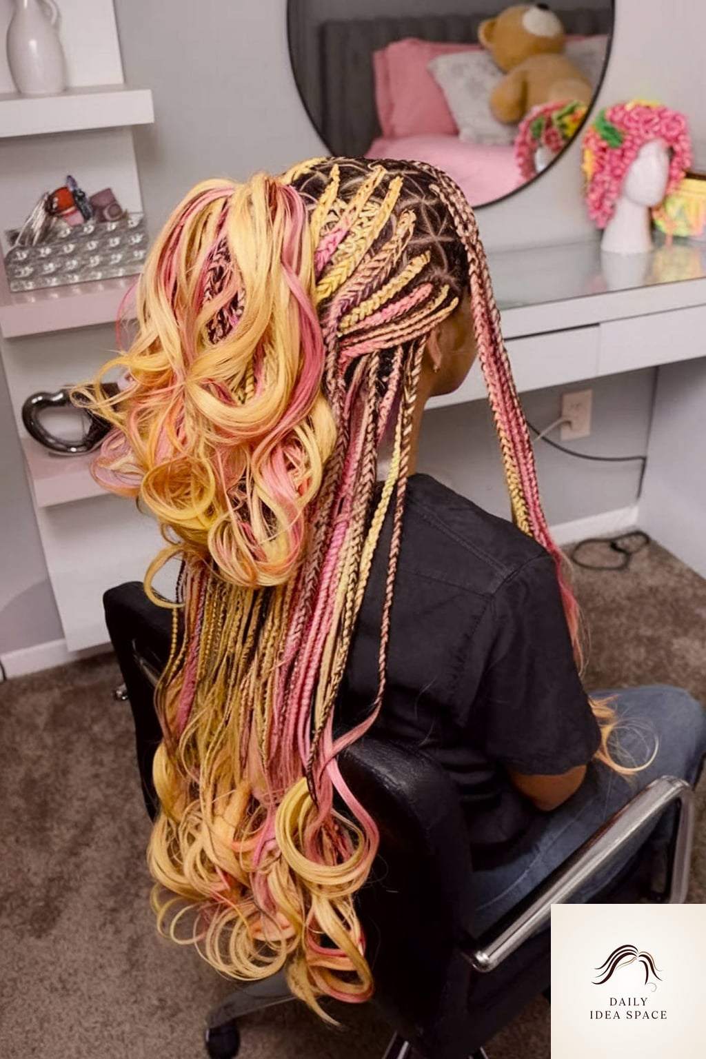 27 French Curls Braids Ideas That Every Stylist Needs to See 4 French Curls Updo