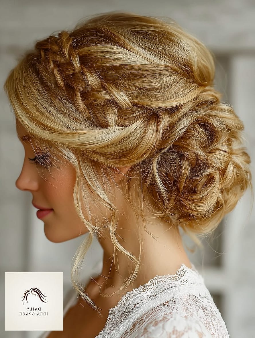 27 French Curls Braids Ideas That Every Stylist Needs to See 26 French Curls Updo for Prom