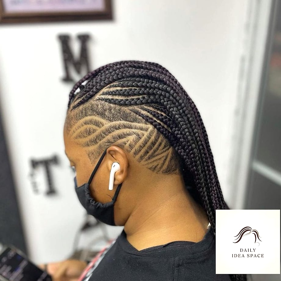26 Fulani Braids Hairstyles Ideas That Are Gorgeous and So Inspiring 12 Fulani Braids With Shaved Sides