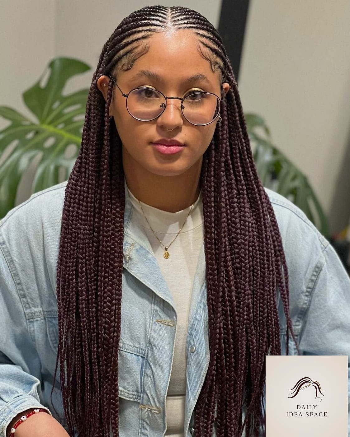26 Fulani Braids Hairstyles Ideas That Are Gorgeous and So Inspiring 25 Fulani Braids With Middle Part Cornrows Only