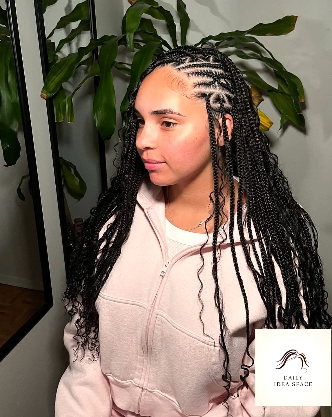 28 Flip Over Fulani Braids Looks You'll Want to Screenshot Immediately 24 Fulani Flip with Statement Baby Hair