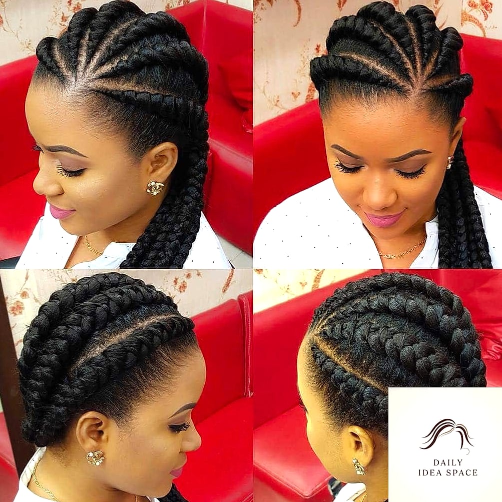 22 Hair Styles Braids Ideas That Will Transform Your Look 17 Ghana Braids