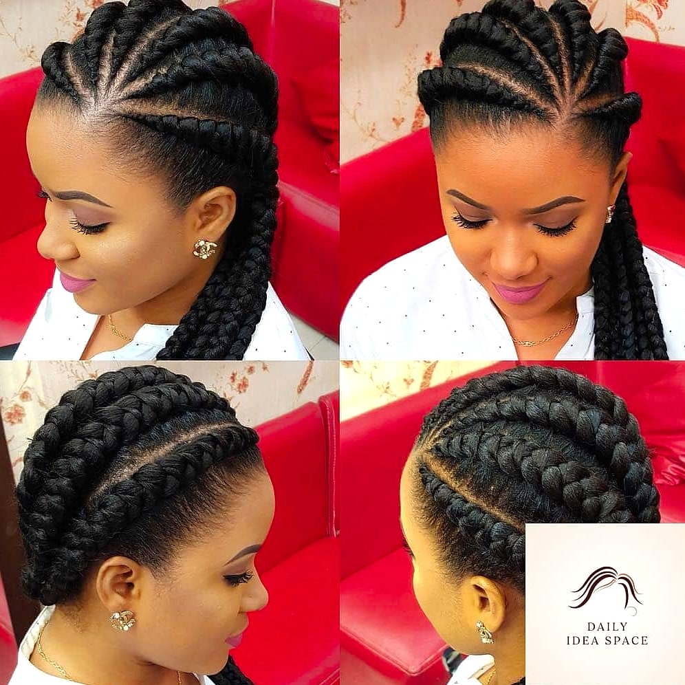 27 Hairstyles For Braids Ideas Every Woman Needs to See 9 Ghana Braids