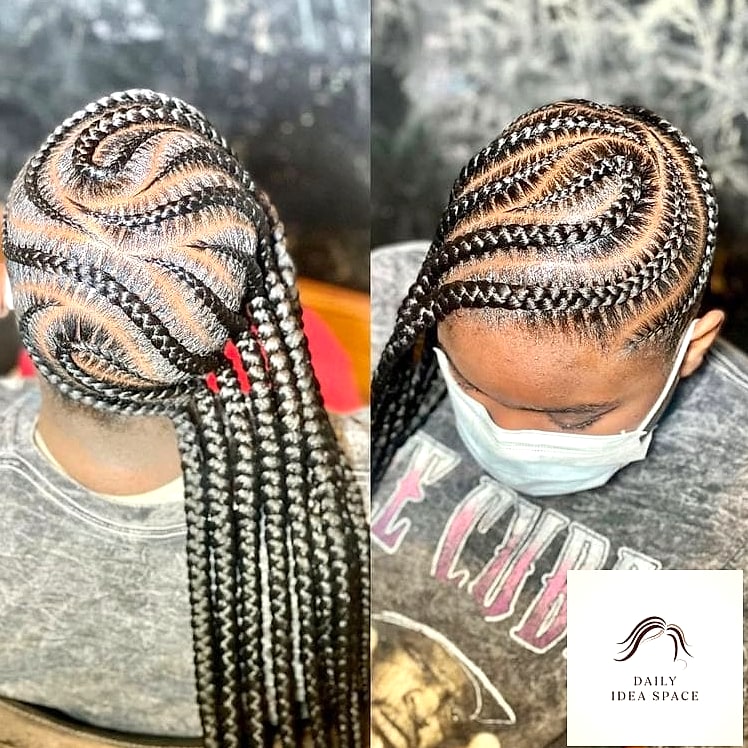 22 Ghana Braids Ideas That Will Transform Your Look 15 Ghana Braids With an Undercut