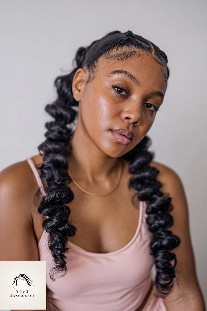 20 Jayda Wayda Braids Ideas That Are Breathtakingly Beautiful 8 Goddess Braids with Curly Ends