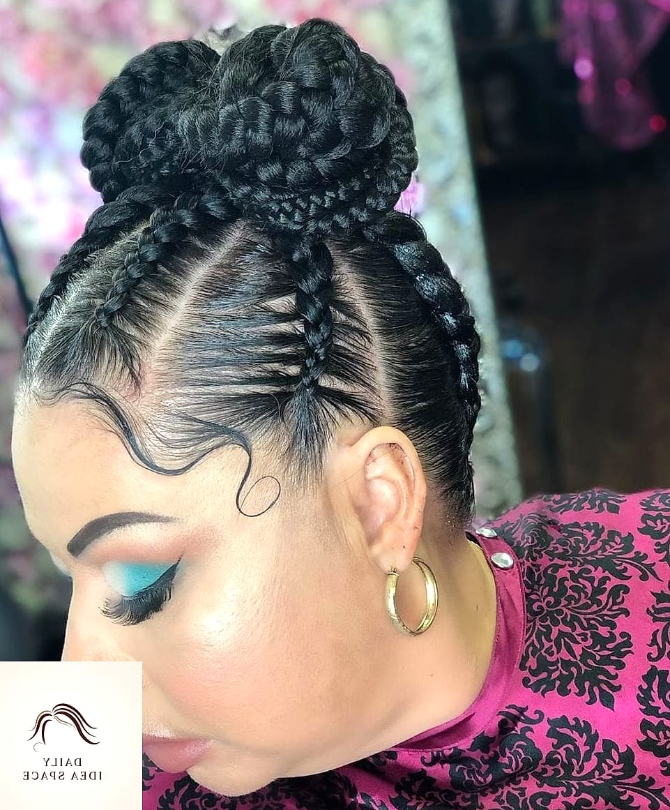 25 Goddess Braids Hairstyles Ideas That Are Dreamy and So Inspiring 11 Goddess Braids Updo