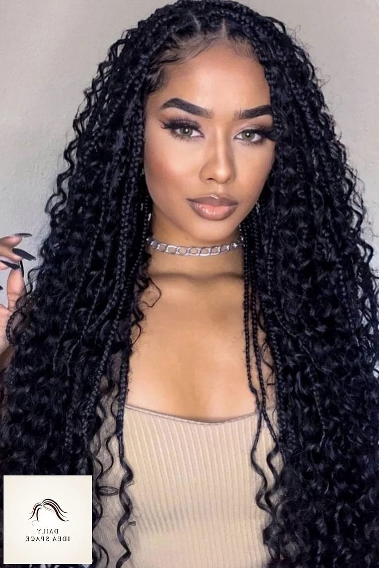 Goddess-Like Box Braids