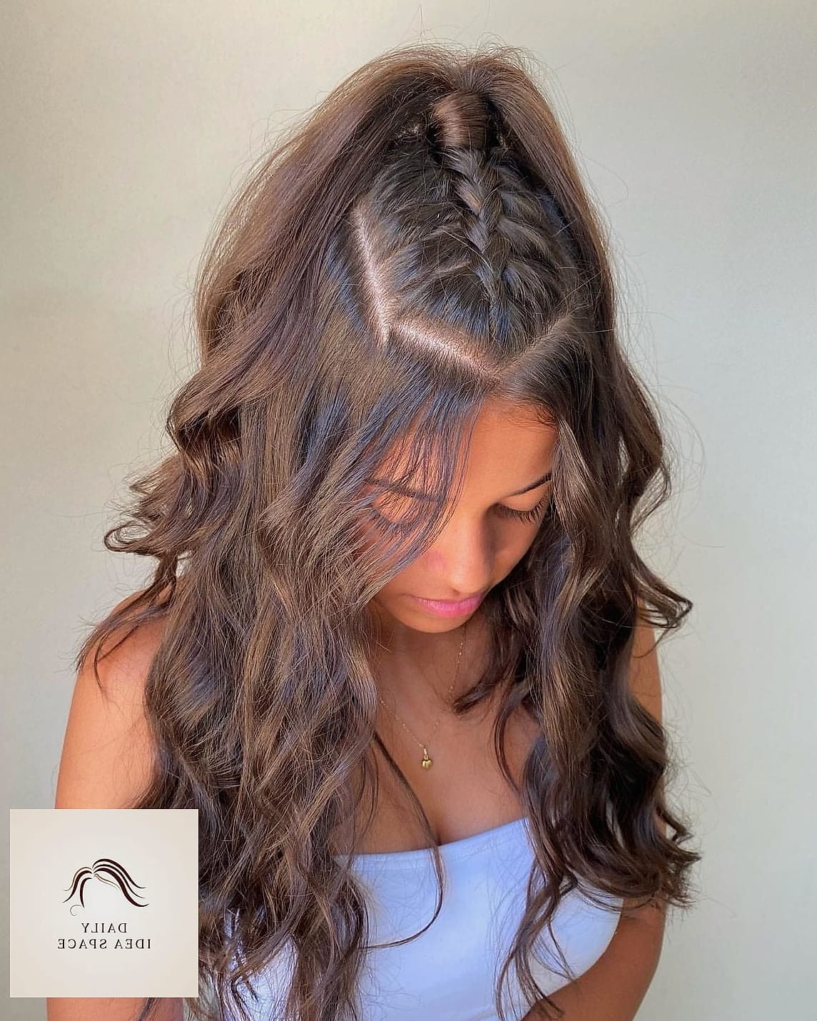 22 Quick Braided Hairstyles Ideas That Will Transform Your Look 8 Half-Up Braided Top Knot