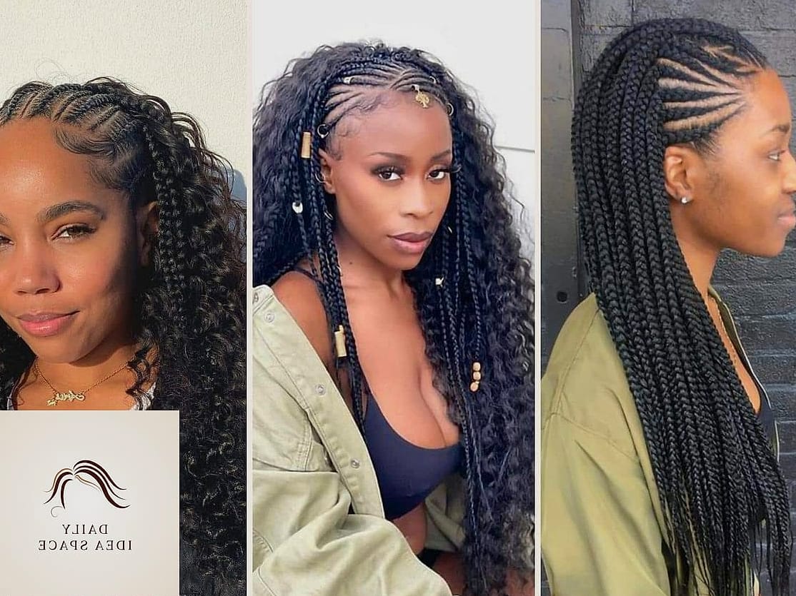Half-Braided Ponytail Pigtails