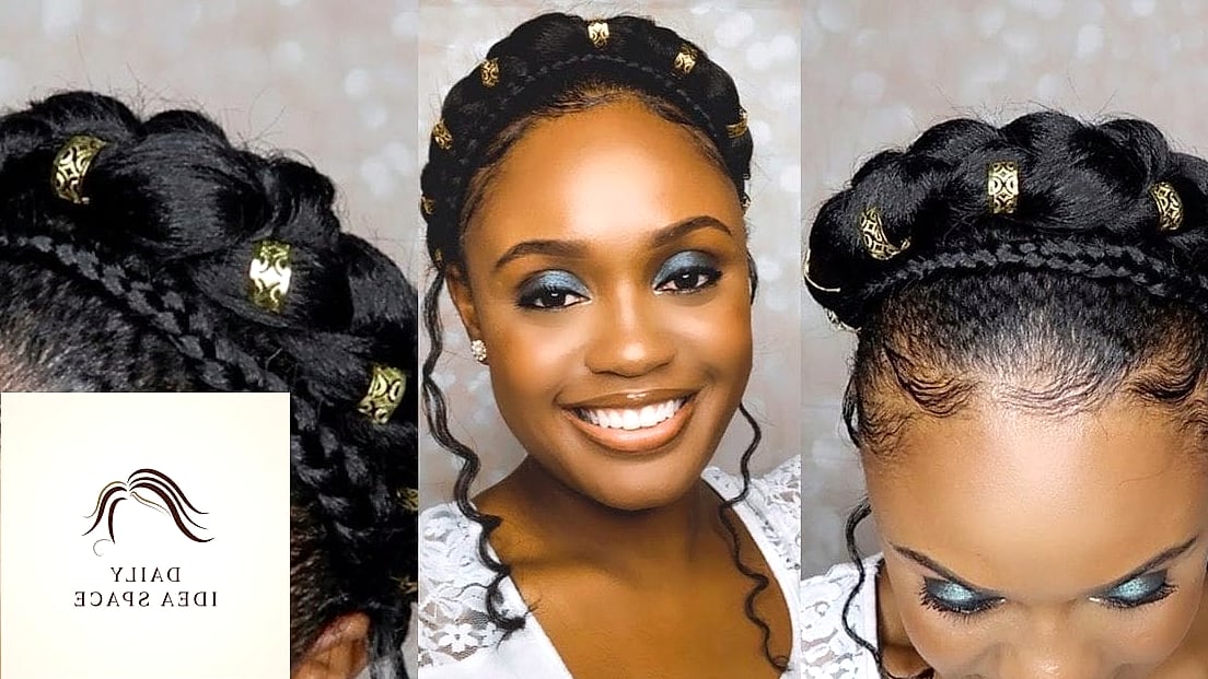 26 African Braids Hairstyles Ideas That Are Gorgeous and So Inspiring 14 Halo Braid