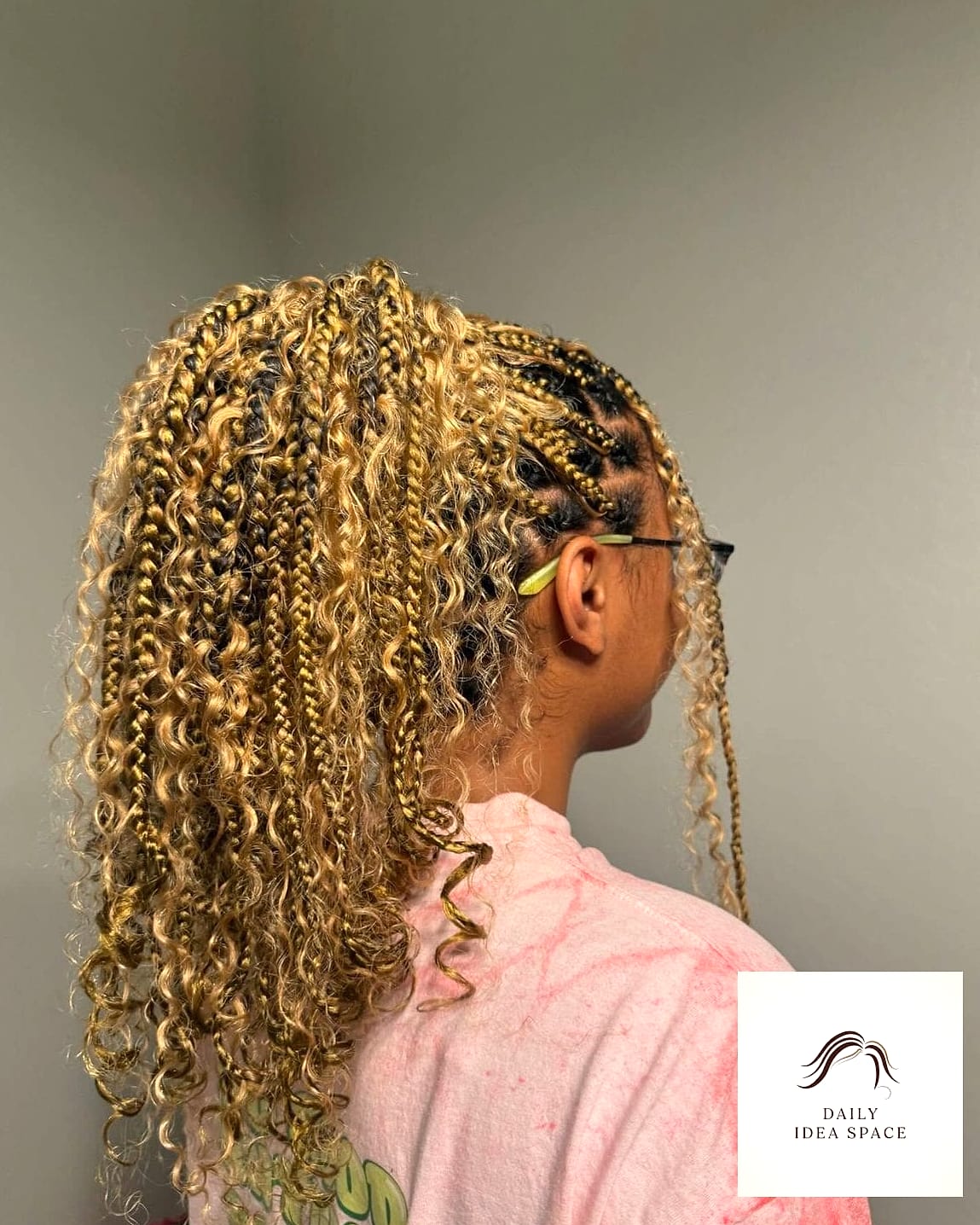 27 Boho Braids Hairstyles Ideas Every Woman Needs to See 12 Honey Blonde Boho Braids with Loose Curls
