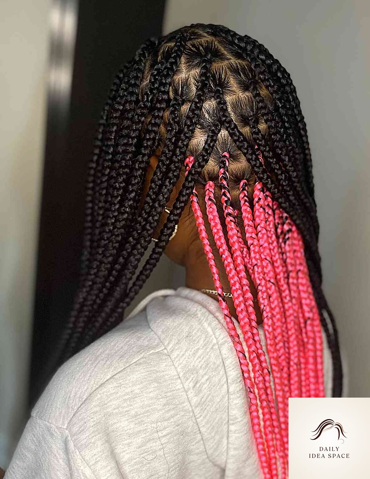 20 Peekaboo Hair Color Ideas That Are Breathtakingly Beautiful 17 Jet Black with Emerald Green Peekaboo